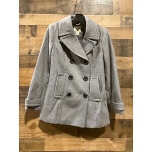St. John’s Bay Peacoat Jacket – Women’s Petite Small – Wool Blend